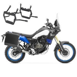 Valises laterales aluminium + supports pour Yamaha Tenere 700 / World Rally / Raid 19-24 Bagtecs AT40 noir