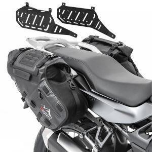 Set Sacoches laterales MT142 + Supports latéraux adapté à Honda Transalp XL 750 23-25 Bagtecs TW46