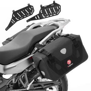 Set Satteltaschen RB25 + Seitenträger passend für Honda Transalp XL 750 23-25 Bagtecs TW01 DPL1