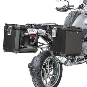 Set Valises laterales aluminium ADX90B compatible avec BMW R 1250 GS 19-23 + supports Bagtecs DPLB