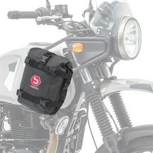 Sacoche pare carter paire compatible avec Royal Enfield Himalayan Bagtecs K3 6Ltr noir DPLM1