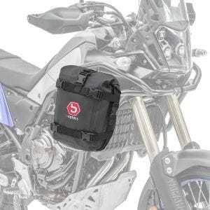 Sacoche pare carter paire compatible avec Yamaha Tenere 700 Bagtecs K3 6Ltr noir DPLM1