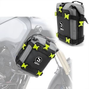 Set Sacoches pare carter Bagtecs G3N compatible avec protecteur moteur imperméable 2x 6Ltr paire