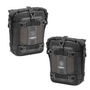 2x Sacoche de protection 6L compatible avec BMW R 1250 GS / Adventure étanche Bagtecs S3 Paire DPLB7