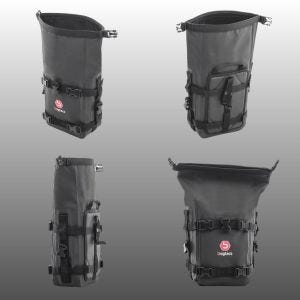 Sacoche de protection Bagtecs K3 6 litres noire pour moto étanche DI049