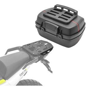 Set Top Case + Support compatible avec Husqvarna Norden 901 21-24 DK45 Bagtecs