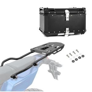 Set Aluminium Top Case + Support compatible avec Yamaha Tenere 700 19-24 XB65 noir Bagtecs DPLU