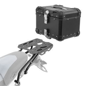 Set Alu Topcase + Gepäckbrücke passend für BMW R 1300 GS 23-24 Bagtecs XS45 schwarz