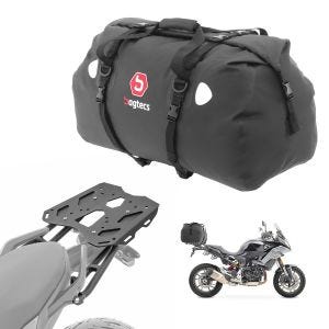 Set Porte-bagages arrière+ sacoche 80L adapté à BMW F 900 XR 20-24 Bagtecs SLP-XF80