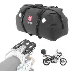 Set Gepäckbrücke + Hecktasche 80L passend für BMW F 650 GS / Dakar 04-07 Gepäckträger Bagtecs SLP-XF80