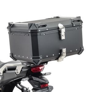 Top Case adapté à Honda Transalp XL 750 23-24 Aluminium Top Box Bagtecs XB65 noir