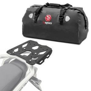 Set Gepäckbrücke + Hecktasche 80L passend für Honda Transalp XL 750 23-24 Gepäckträger Bagtecs SLP-XF80