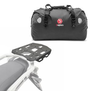 Set Gepäckbrücke + Hecktasche 60L passend für Ducati Multistrada V4 21-24 Gepäckträger Bagtecs SLP-XF60