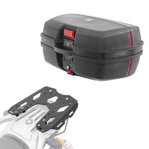 Set Topcase + Gepäckbrücke passend für BMW F 650 GS / Dakar 04-07 Bagtecs TB8
