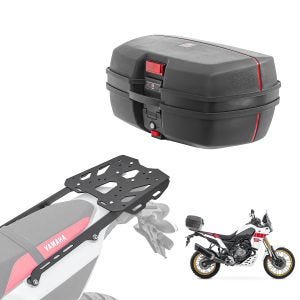 Set Top Case + support adapté à Yamaha Tenere 700 19-24 Porte-bagages Bagtecs TB8 DPL1