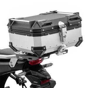 Top case aluminium moto Bagtecs XB28 argent 28 Litres