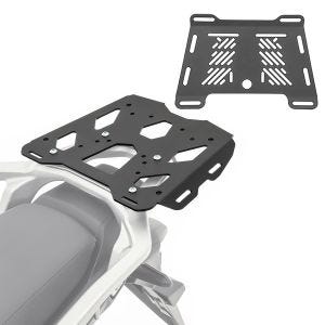 Porte-bagages arrière adapté à Honda Transalp XL 750 23-24 Bagtecs SLP + Porte-bagages moto agrandissement Bagtecs GV1