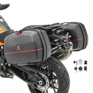 Motorrad Koffer Bagtecs TB8S Seitenkoffer 2x45 Liter + Anbauadapter