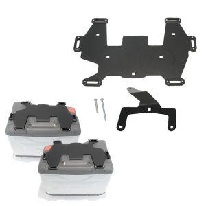 Porte-bagages supplémentaires adaptable sur valise Vario BMW R 1250 GS 19-23 Bagtecs GA23 porte-bagages noir
