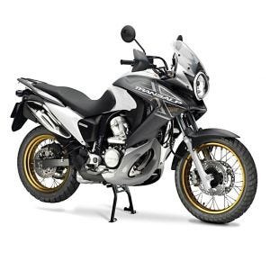Béquille centrale compatible avec Honda Transalp XL 700 V 07-14 ConStands en noir DPLU