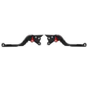 Levier de frein et levier d'embrayage compatible avec Honda CB 650 R 19-22 Vario 3 noire-rouge