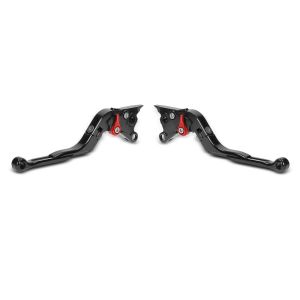 Levier de frein et levier d'embrayage compatible avec BMW R 1250 GS 19-22 noire-rouge Vario 2