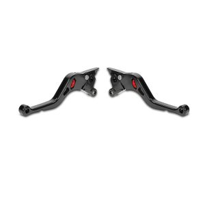 Levier VX de frein et levier d'embrayage compatible avec Yamaha Tenere 700 19-23 noire-rouge