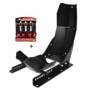 ConStands Easy Fix - Motorradwippe inklusive 4-fach Spanngurt-Set für Anhänger | Zurrschlaufen Radhalter Radklemme_1