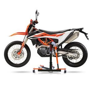 Chariot de Déplacement compatible avec KTM 690 Enduro / R 19-24 orange - Idéal pour Garage, 300 kg
