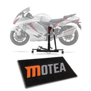 Set Zentralständer Power-Evo für Honda CBR 1000 RR-R / SP Fireblade 20-21 mit Werkstattmatte Tourtecs GM1 190x80cm_1