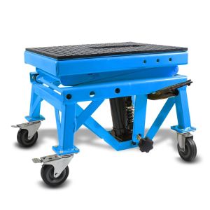 Moto Pont Elevateur Hydraulique ConStands Crosslift XL Béquille Motocross avec Roulettes bleu DPLB3