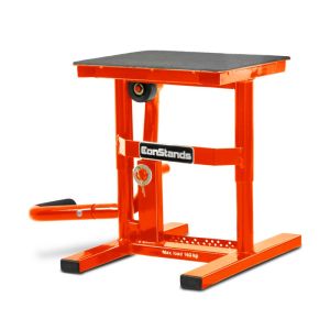 Béquille mécanique compatible avec moto enduro Constands orange DK1574
