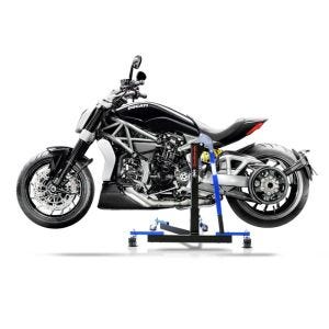 Chariot de Déplacement compatible avec Ducati Xdiavel 16-24 bleu - Idéal pour Garage, 300 kg