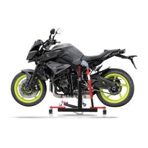 Chariot de Déplacement compatible avec Yamaha MT-10 16-25 rouge - Idéal pour Garage, 300 kg