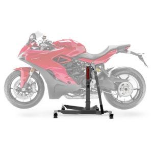 Lève moto centrale compatible avec Ducati Supersport / S 17-21 gris ConStands Power-Classic