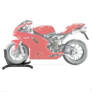 Moto Bloque Roue compatible avec Ducati 1098 Béquille Avant ConStands Easy-Plus noir