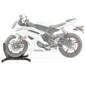 Moto Bloque Roue compatible avec Yamaha YZF-R6 Béquille Avant ConStands Easy-Plus noir