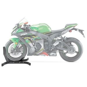 Moto Bloque Roue compatible avec Kawasaki ZX-10R Béquille Avant ConStands Easy-Plus noir