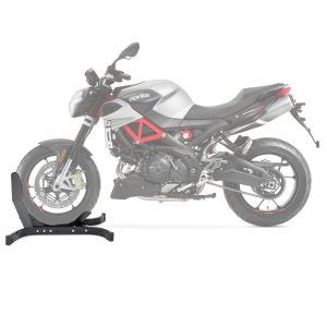 Moto Bloque Roue compatible avec Aprilia Shiver 900 Béquille Avant ConStands Easy-Plus noir