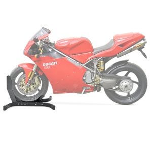 Moto Bloque Roue compatible avec Ducati 996 Béquille Avant ConStands Easy-Plus noir