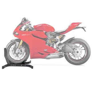Moto Bloque Roue compatible avec Ducati Panigale R Béquille Avant ConStands Easy-Plus noir
