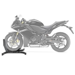 Moto Bloque Roue compatible avec Honda CBR 600 F Béquille Avant ConStands Easy-Plus noir