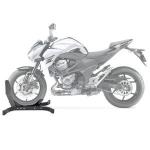 Moto Bloque Roue compatible avec Kawasaki Z 800 Béquille Avant ConStands Easy-Plus noir