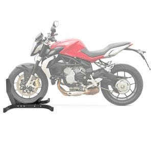 Moto Bloque Roue compatible avec MV Agusta Brutale 800 / RR Béquille Avant ConStands Easy-Plus noir