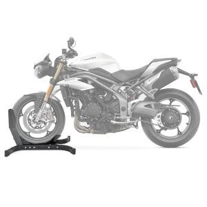 Moto Bloque Roue compatible avec Triumph Speed Triple Béquille Avant ConStands Easy-Plus noir
