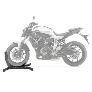 Moto Bloque Roue compatible avec Yamaha MT-07 Béquille Avant ConStands Easy-Plus noir