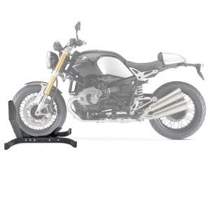 Moto Bloque Roue compatible avec BMW R NineT Pure Béquille Avant ConStands Easy-Plus noir