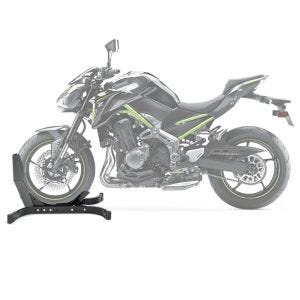 Moto Bloque Roue compatible avec Kawasaki Z 900 Béquille Avant ConStands Easy-Plus noir