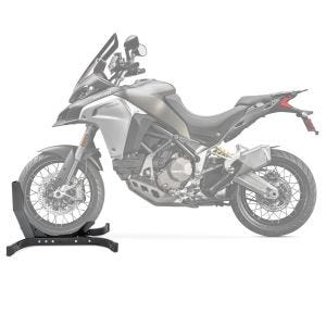 Moto Bloque Roue compatible avec Ducati Multistrada 1200 Enduro Béquille Avant ConStands Easy-Plus noir