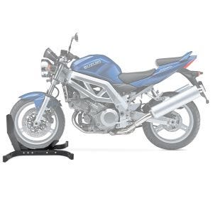 Moto Bloque Roue compatible avec Suzuki SV 650 S Béquille Avant ConStands Easy-Plus noir